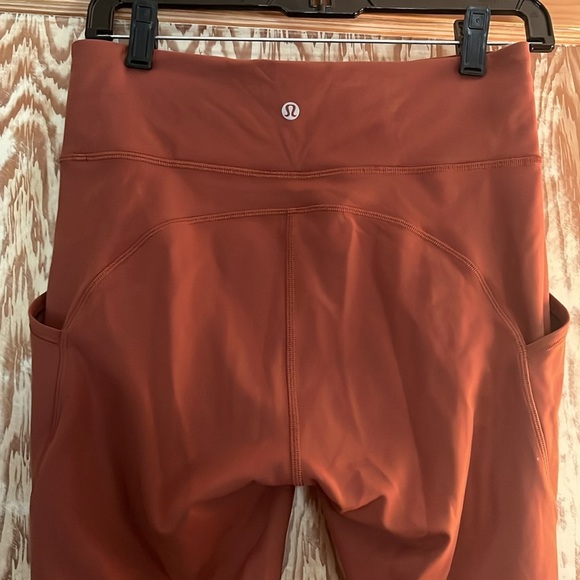 Lululemon Invigorate High-Rise Tight 25", Dark Terracotta - 8 - Picture 5 of 8